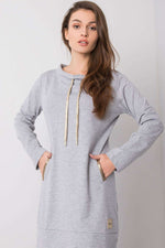 Relevance Long Sleeve Cotton Day Dress