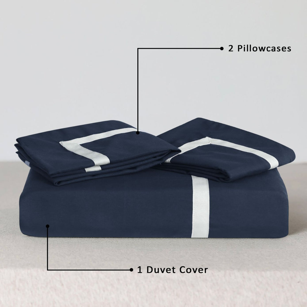 Ribbon Duvet Cover Set