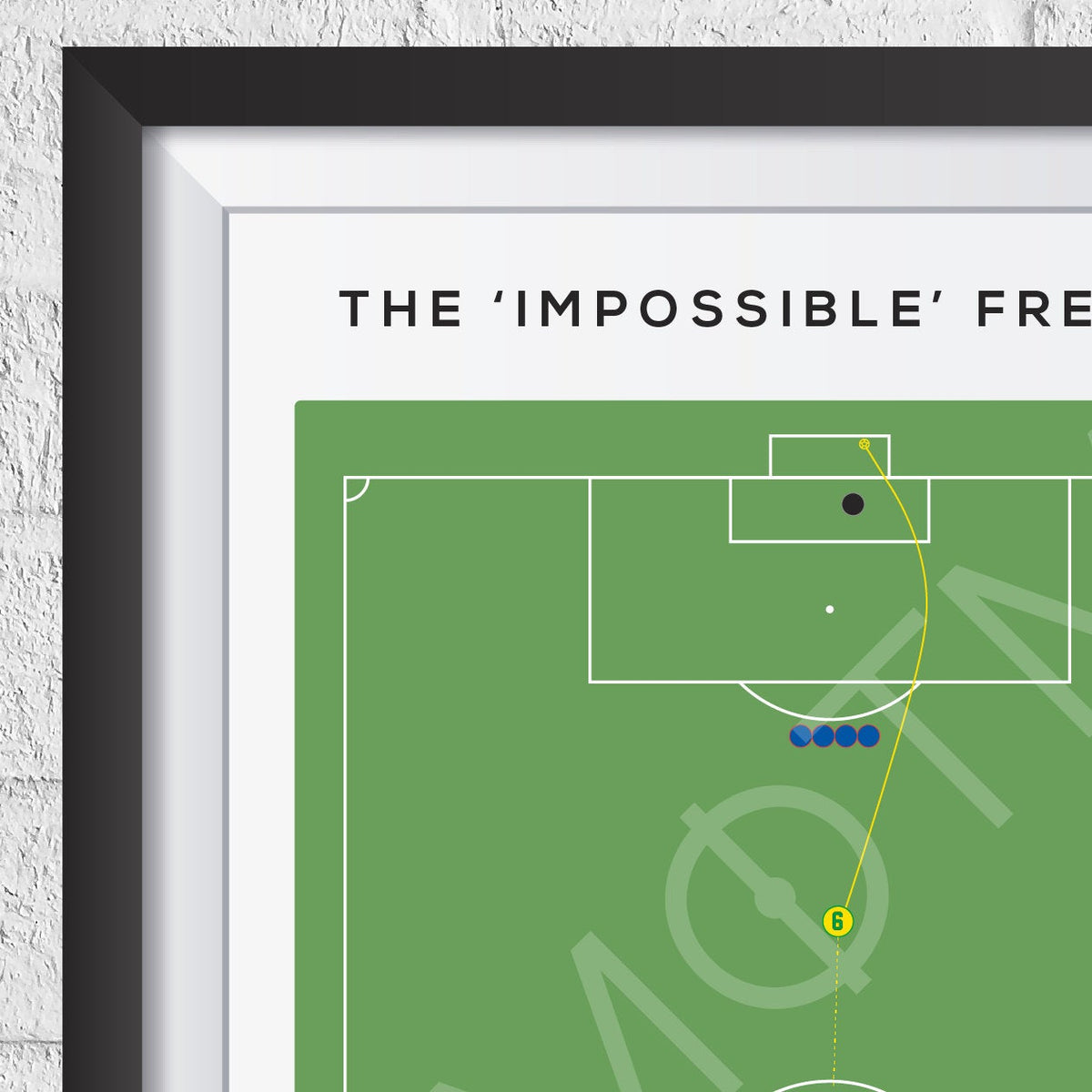 Roberto Carlos The 'Impossible' Free Kick Print