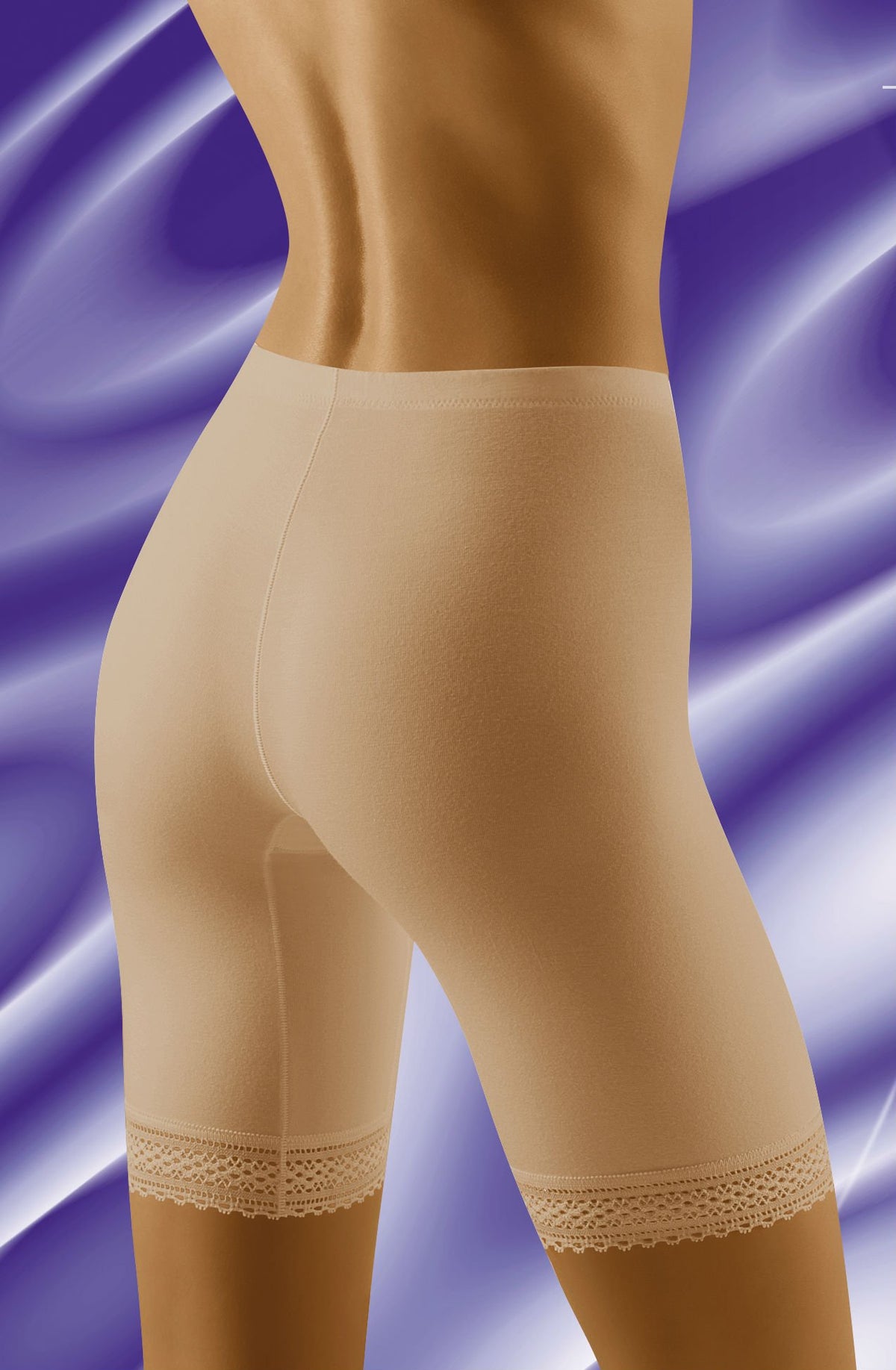 Wolbar Rona Elasticated Shaping Shorts Beige