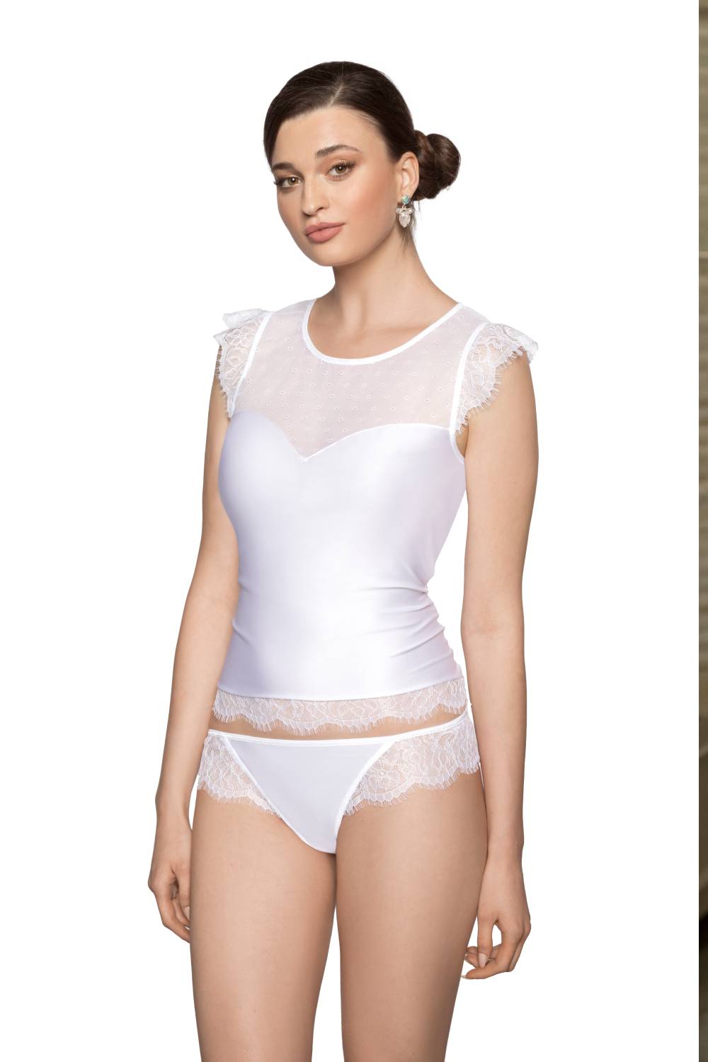 Roza Erii White Soft Thong