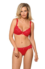 Roza Newia Red Lace Briefs