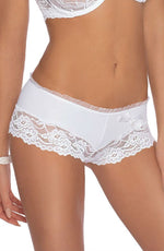 Roza Sisi Shorts Style Briefs White