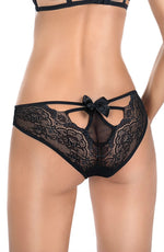 Roza Zulaj Bow Briefs Black
