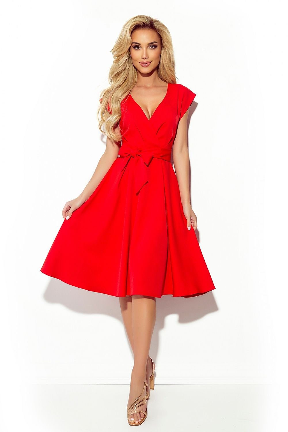 Numoco Scarlett Flared Cocktail Dress