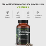 Sea Moss, Bladderwrack & Spirulina | 90 Capsules