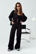 LaBalancia Two Piece Loungewear Set black