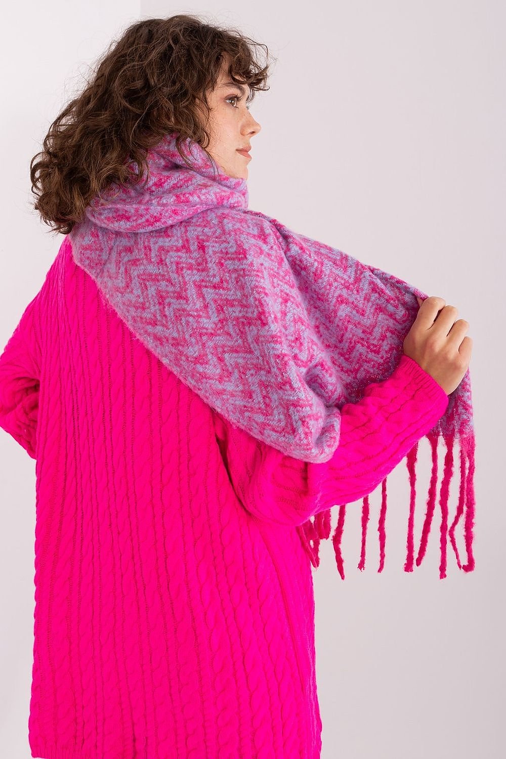 AT Geometric Shawl Scarf