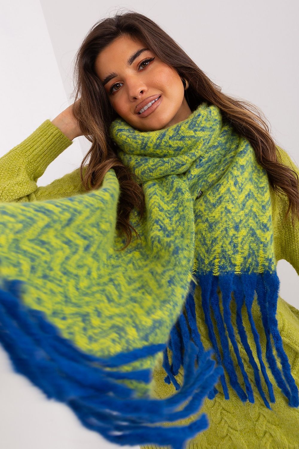 AT Geometric Shawl Scarf