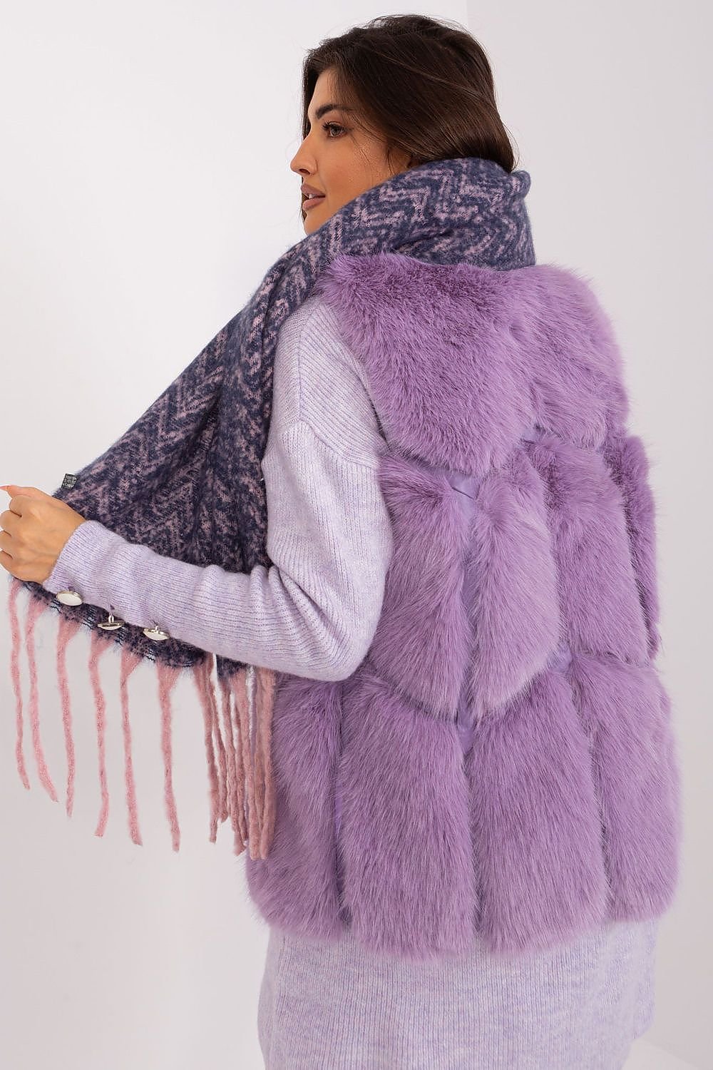 AT Geometric Shawl Scarf