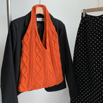 Shoulder Knitted Woolen Crochet Tote Bag