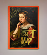 Shutup Foil Print Neon Orange