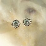 Dainty London Silver Sky Blue Topaz Astrid Studs