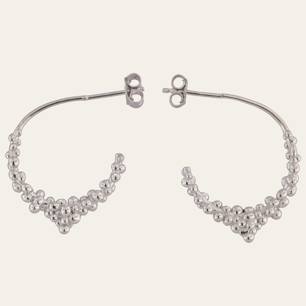 Dainty London Silver Nyx Hoops