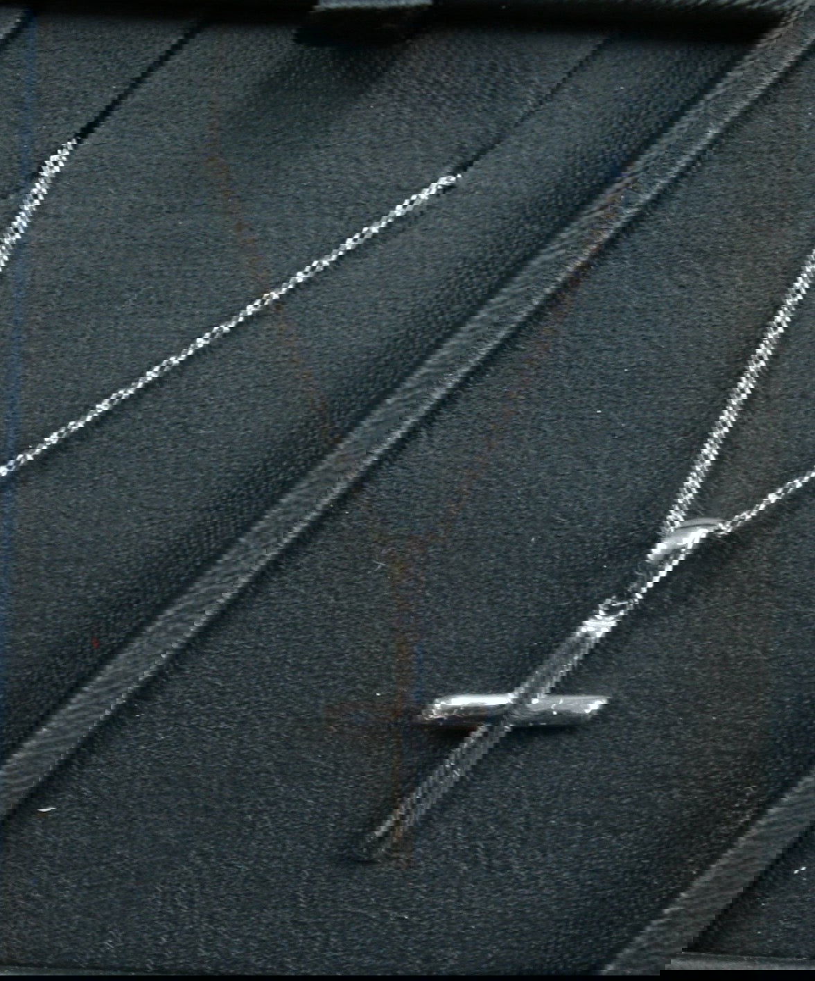 Silver Pendant on 45cm Silver Chain Various Designs Small cross