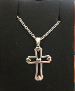 Silver Pendant on 45cm Silver Chain Various Designs