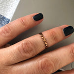 Silver Rings Without stones G rose gold