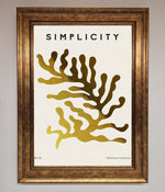 Simplicity Plant Foil Print Bronze