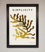 Simplicity Plant Foil Print Black