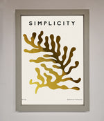 Simplicity Plant Foil Print Grey
