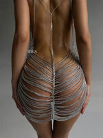 SIREN Silver Chain Dress One Size