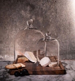 Small Vintage Glass Cloche Domes