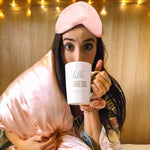 Satin Pillowcases & Sleep Masks Set - Pink