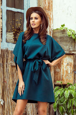 Numoco Sofia Butterfly Day Dress Green