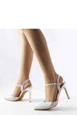 Solea Gallia Shiny Stiletto Pumps Grey 2