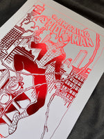 Spider Man Comic Cover 66 Foil Print