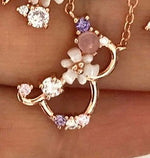 Spring letters- Initials - Rose gold plated silver B