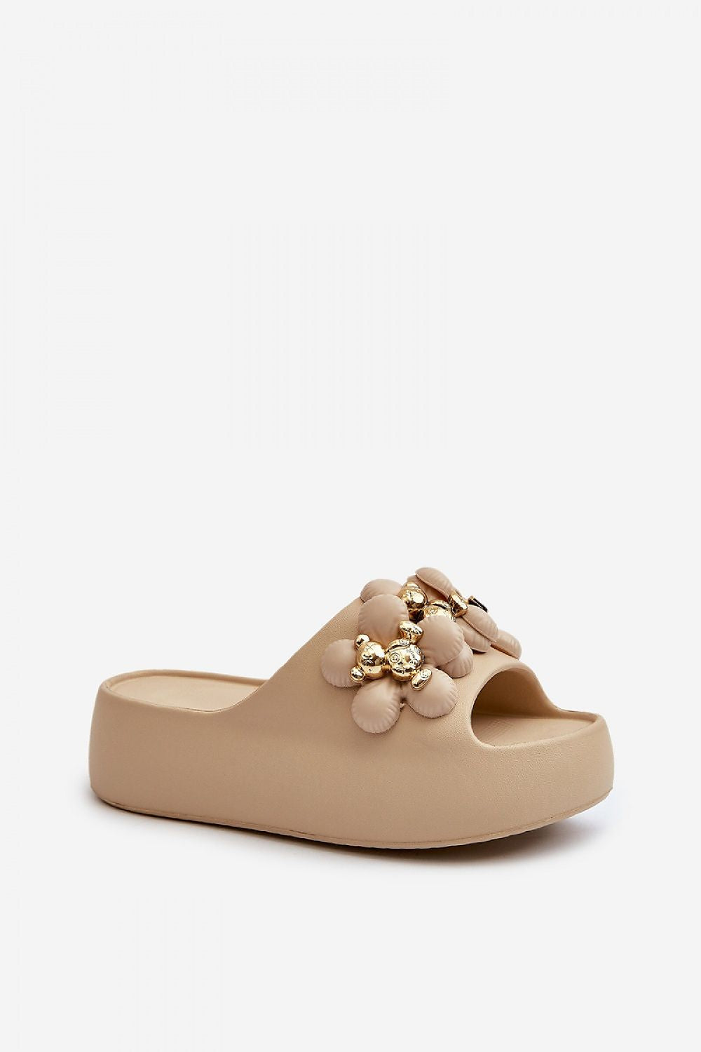 Step In Style Lightweight Foam Flip-Flops with Embellished Straps