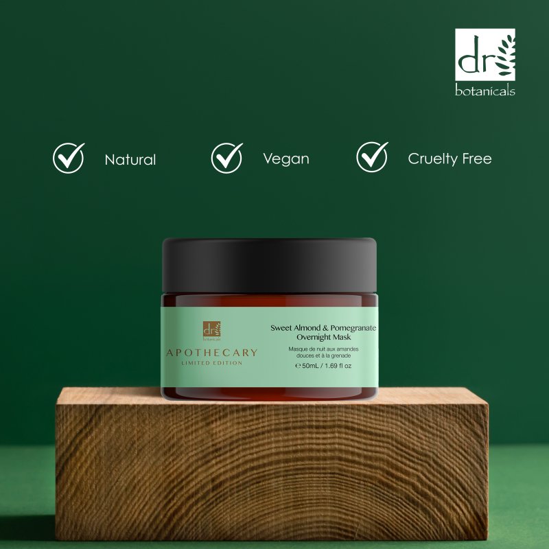 Dr Botanicals Sweet Almond & Pomegranate Overnight Mask 50ml