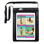 SwimCell Waterproof Tablet Case - Large (up to 21 x 24cm) Black