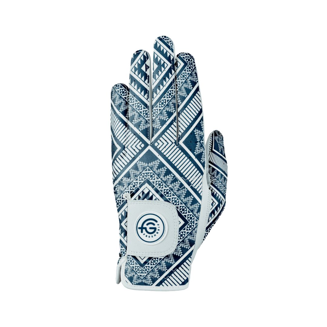 The Blue Aztec Golf Glove | Motif Collection