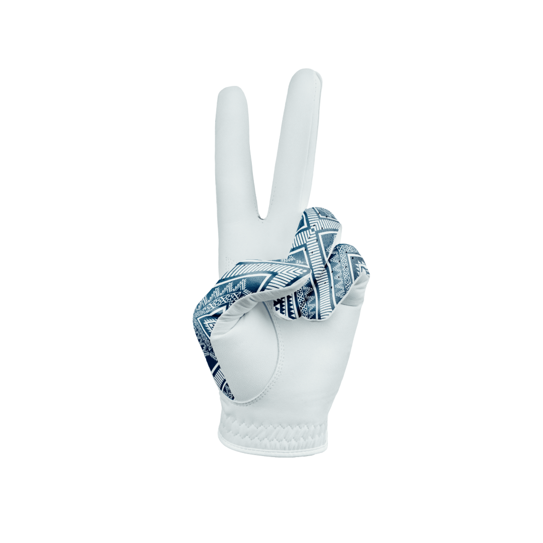 The Blue Aztec Golf Glove | Motif Collection