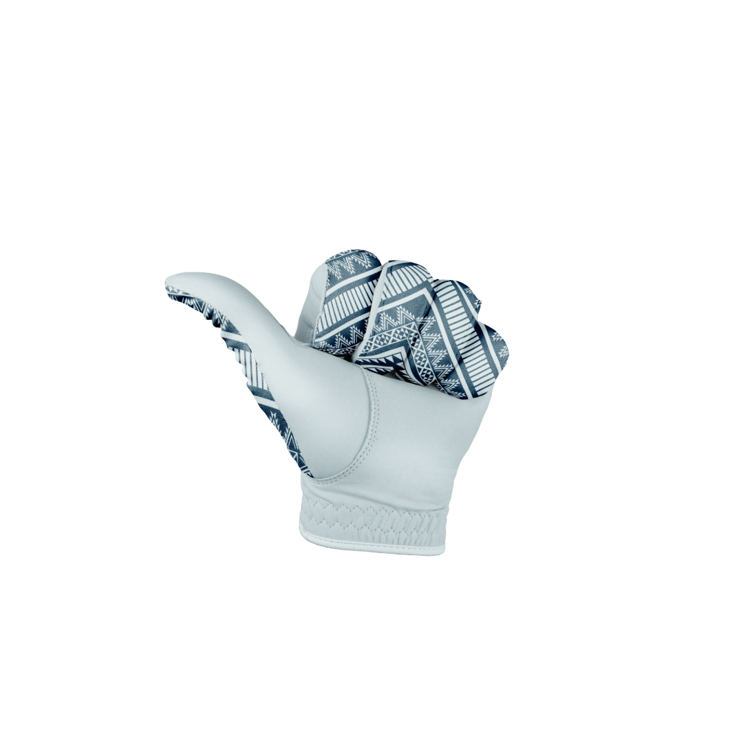 The Blue Aztec Golf Glove | Motif Collection
