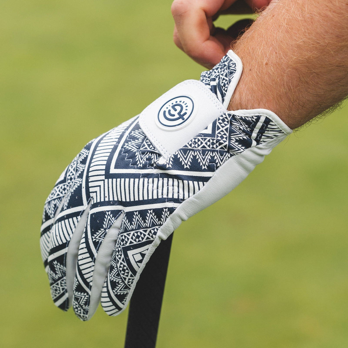 The Blue Aztec Golf Glove | Motif Collection