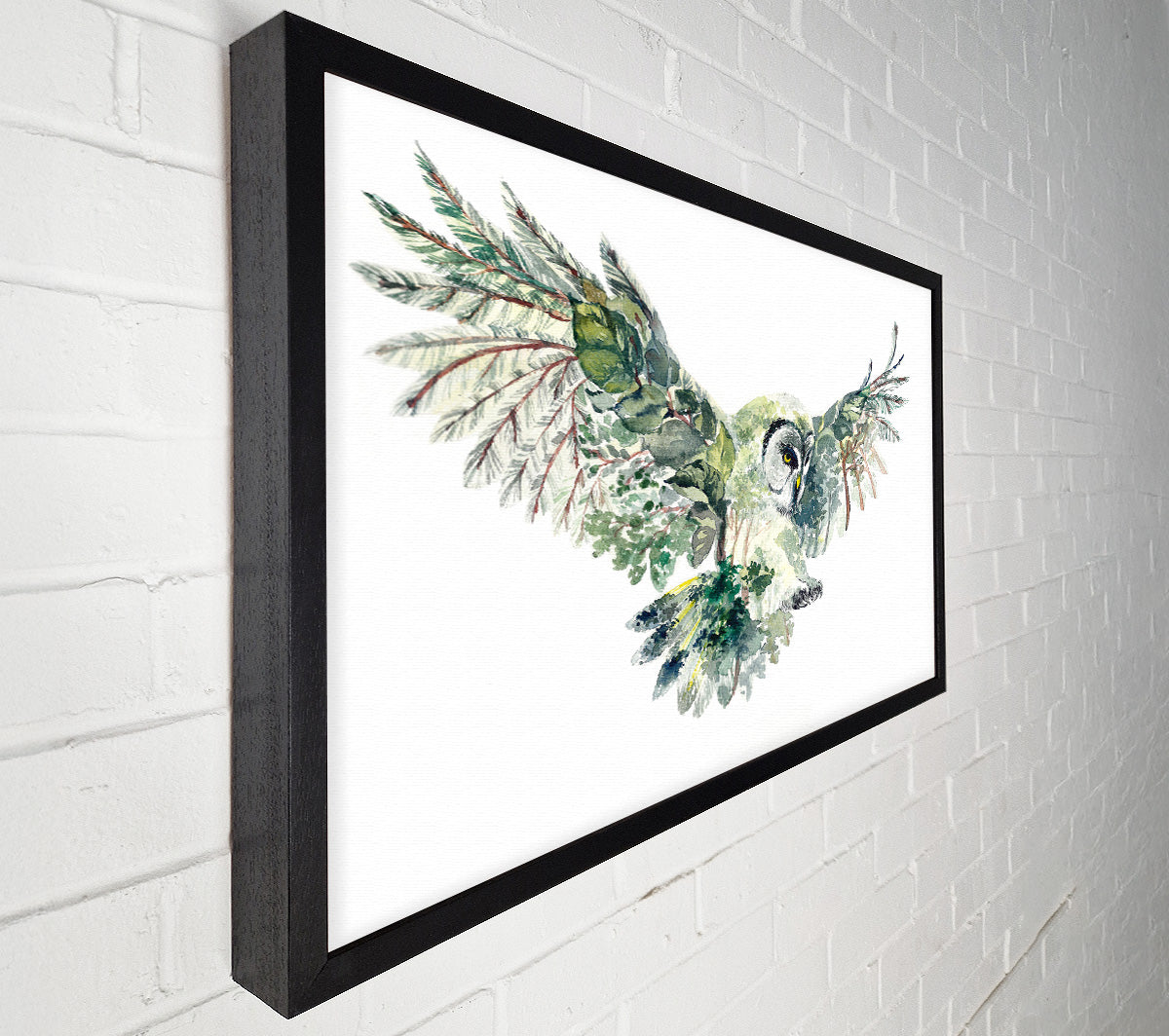 The Forest Owl Framed Canvas