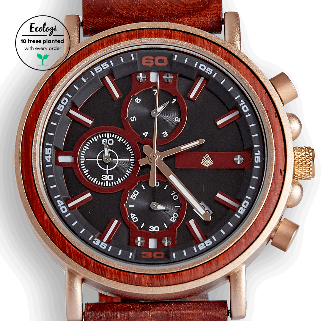 The Redwood: Luxury Wood Watch for Men