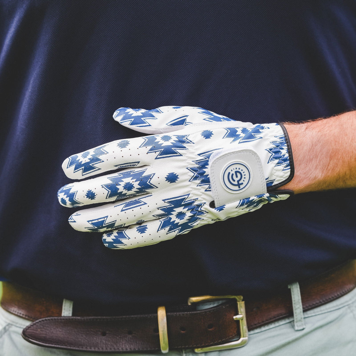 The White Aztec | Motif Collection Golf Glove