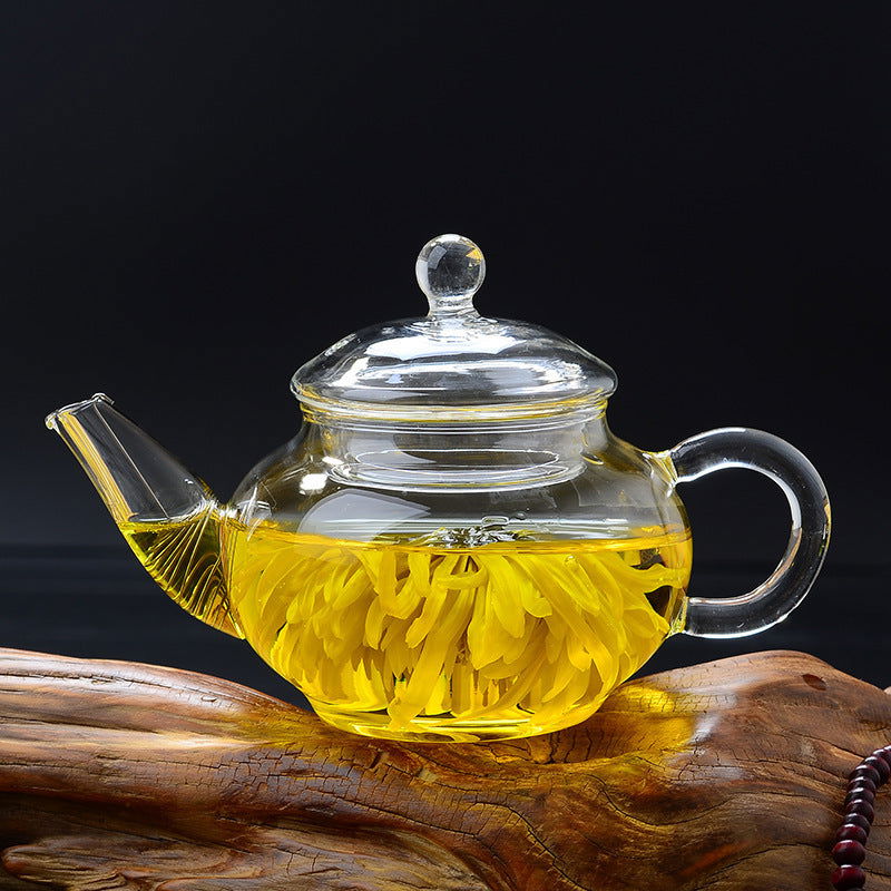 Thickened Borosilicate Glass Tea Set Teapot 250ml