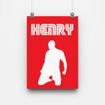 Thierry Henry Legend Print A0 - 841mm x 1189mm