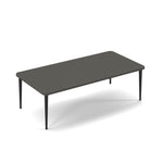 Trinity rectangular coffee table 1400 x 700mm onyx grey top