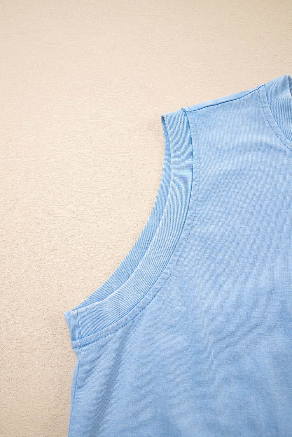 Two Piece Mineral Wash Cotton Loungewear Set