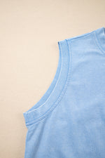 Two Piece Mineral Wash Cotton Loungewear Set