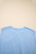 Two Piece Mineral Wash Cotton Loungewear Set