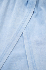 Two Piece Mineral Wash Cotton Loungewear Set