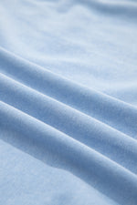 Two Piece Mineral Wash Cotton Loungewear Set