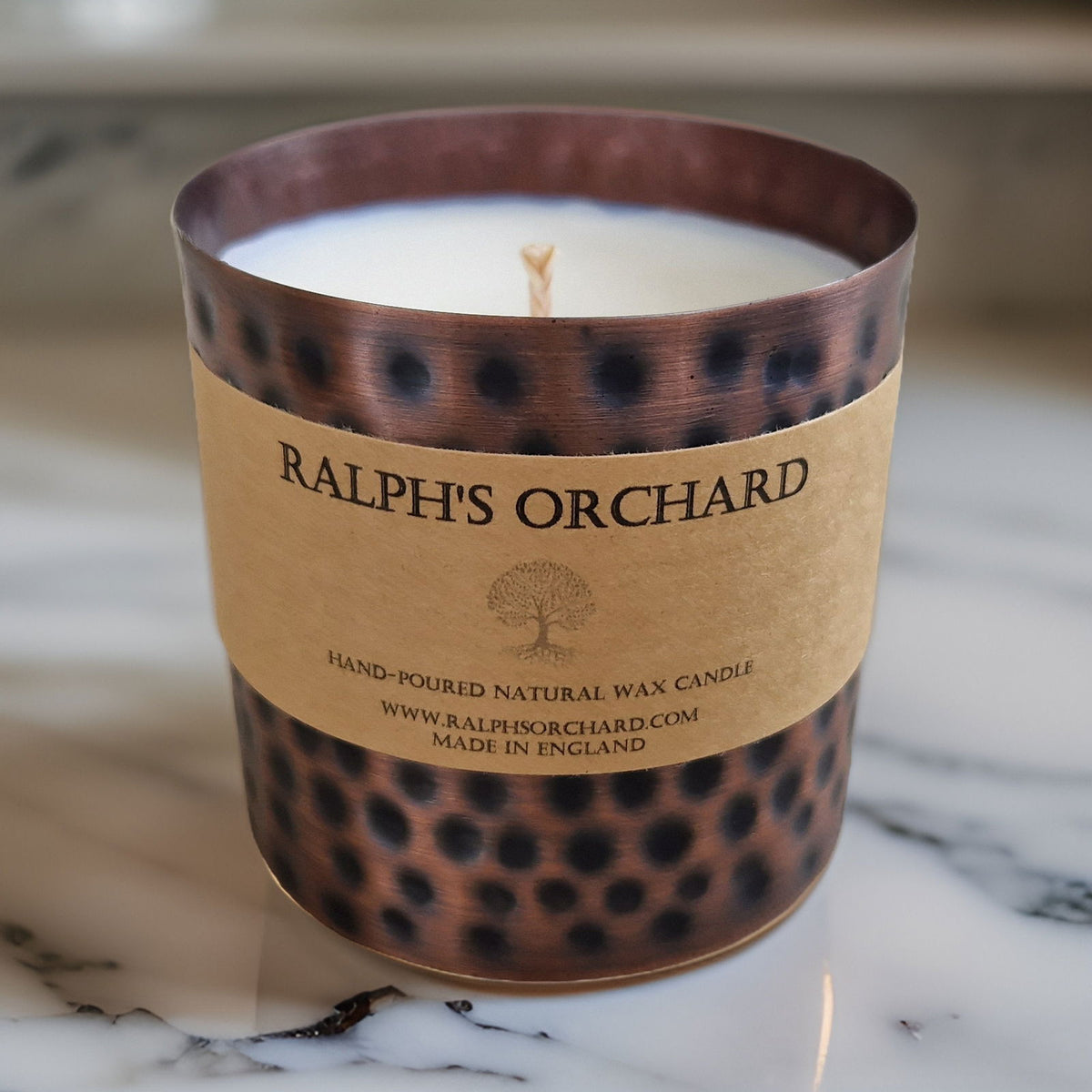 Ralph's Orchard Unscented Natural Coconut & Soy Wax Handpoured Candles